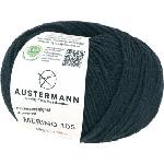 Austermann Merino 105 97612-302 Black Плетива прежда (97612-302)