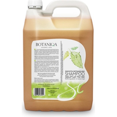 Botaniqa Smooth Detangling šampón pre dlhosrsté psy 4 l