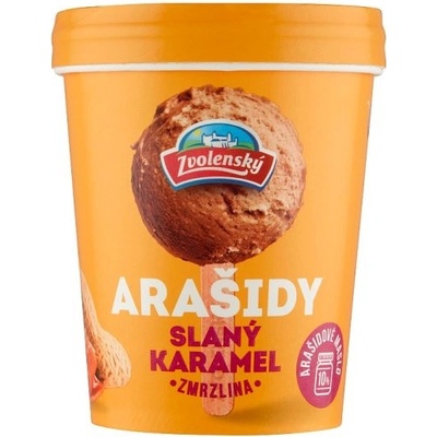 Zvolenský Zmrzlina arašidy slaný karamel 420 ml
