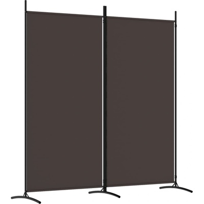 vidaXL 2 ks Paraván hnědý 175 x 180 cm Látka