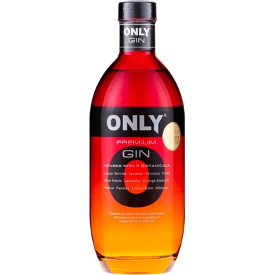 Only Gin Premium 43% 0,7 l (čistá fľaša)