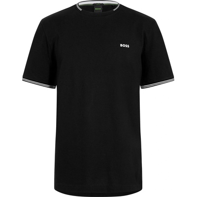 Boss Тениска Boss Mens BOSS Green Short Sleeve T-Shirt with Logo Detail (Taul Regular Fit) - Black