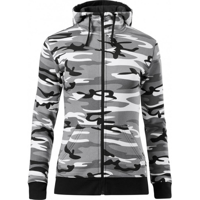 Malfini Camo Zipper C20 camouflage gray