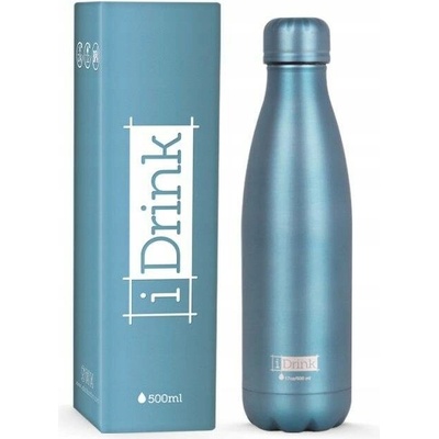 I Drink termoska metalická modrá 500 ml