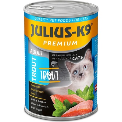 Julius-K9 Julius-K9 Adult - Trout консерва за котки 6 x 415 г