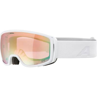 Alpina Ски маска Alpina Bivio QV S2 Ski goggles - White Matt / Quattro Varioflex Gold - размер One Size (417-3404-0211)