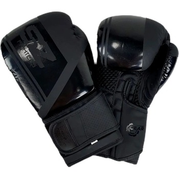 SZ Fighters Боксови ръкавици Indigo - Черни | Естествена кожа 10 oz