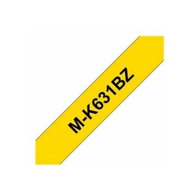 Brother M-K631BZ - Černá na žluté - Role (0,9 cm x 8 m) 1 kazeta/y nelaminovaná páska - pr (MK631BZ)