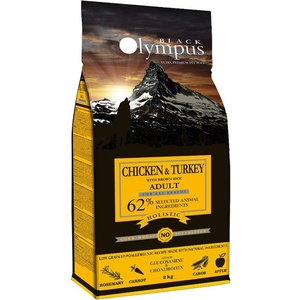 Black Olympus Adult Medium Chicken & Brown Rice 12 кг
