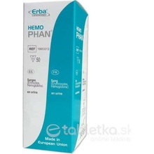 Hemophan diagnostické prúžky na moč 1 x 50 ks