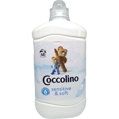Coccolino омекотител, 68 пранета, 1.70 литра, Sensitive & Soft