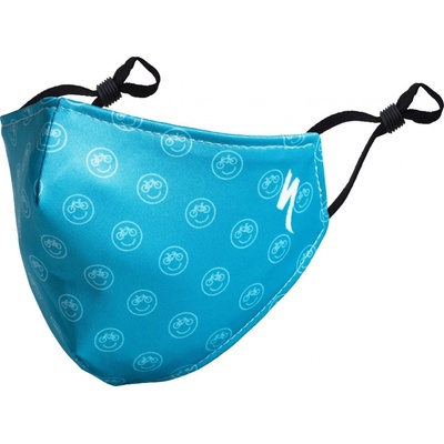 Specialized rouška Face mask Reusable teal happy osfa 2021