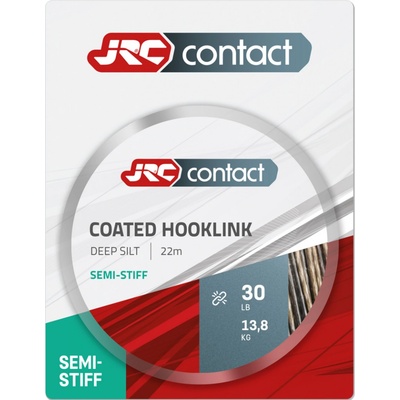 JRC šňůra Coated Hooklink Deep Silt 22m 30lb