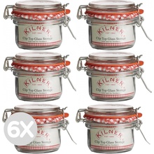 Kilner zaváracie poháre s klip vekom 6ks x 125ml