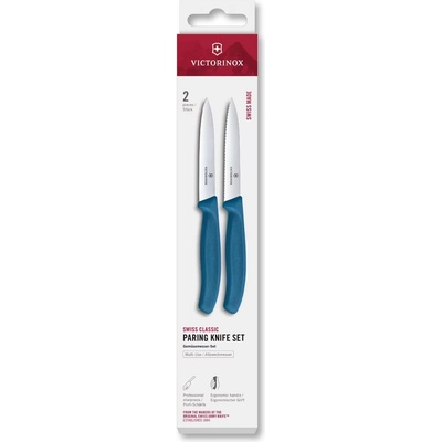 Victorinox Комплект ножове SWISS CLASSIC 10 cm, комплект 2 бр. , син, пластмаса, Victorinox (VN677922C1)