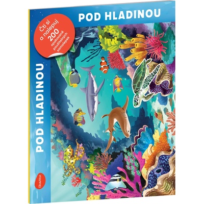 Presco samolepková kniha pro děti pod hladinou podmořský svět 200 samolepek