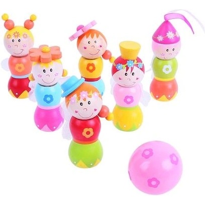 Bigjigs Toys - Дървен мини боулинг Феи