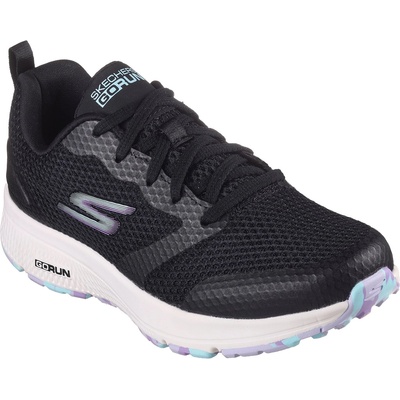 Skechers Детски маратонки Skechers Circular Mesh Lace Up W Marbled Rub Slip On Trainers Girls - Black/Lavender