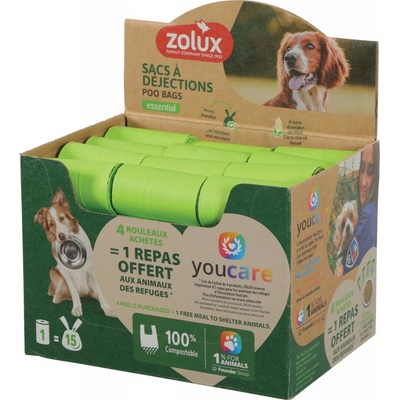 Zolux Sada ECO sáčků na exkrementy 48 x 15 = 720 ks