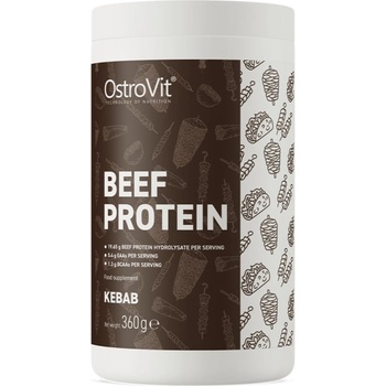 OstroVit Beef Protein Kebab | Телешки протеин хидролизат с вкус на дюнер [360 грама] Кебаб