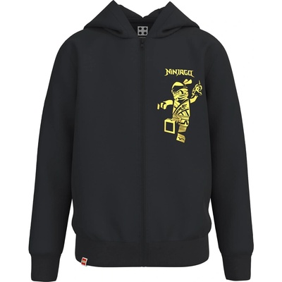LEGO® kidswear Cardigan W. Hood čierna žltá