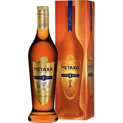 Metaxa 7* 40% 0,7 l (kazeta)
