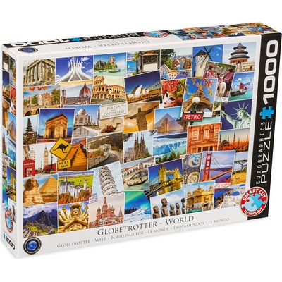EUROGRAPHICS Пъзел Eurographics от 1000 части - Световен пътешественик (EG60000751)