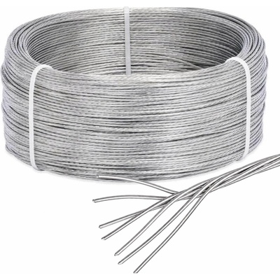 Fencee Oceľový drôt na elektrický ohradník, priemer 1,6 mm, pozinkovaný, dĺžka 200 m