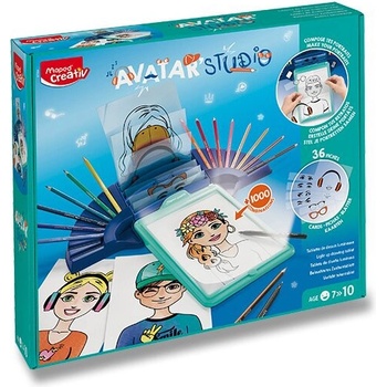 Sada Maped Creativ Avatar Studio tabulka s podsvícením