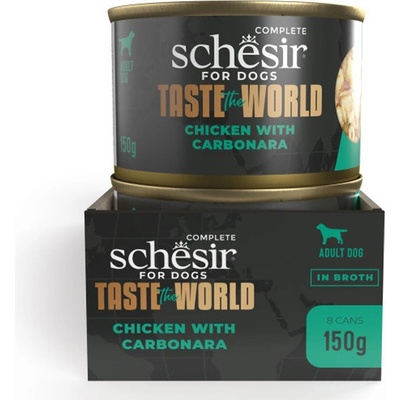Schesir Adult Dog Taste the World Chicken with Carbonara 150 g