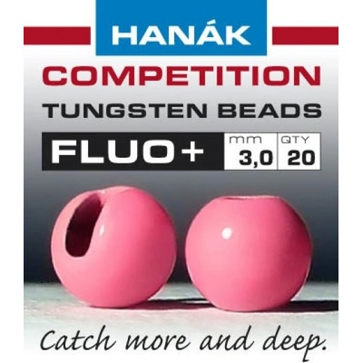 Hanák Competition Tungstenové Hlavičky Fluo Růžové 2,0 mm