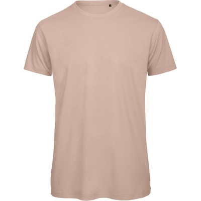 B&C tričko Inspire T medium fit z bio bavlny krátký rukáv pánské růžové millennial