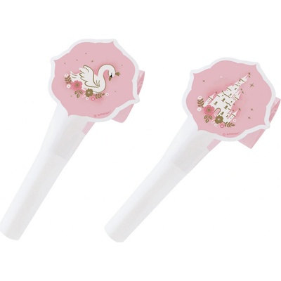 Amscan Frkačky Růžový zámek / Labuť 8 ks – Sleviste.cz