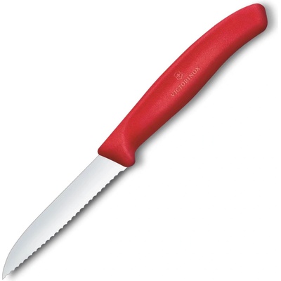 Victorinox Нож за рязане SWISS CLASSIC 8 cm, назъбен, червен, пластмаса, Victorinox (VN67431C1)