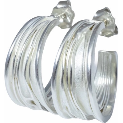 Glare strieborné náušnice 26S