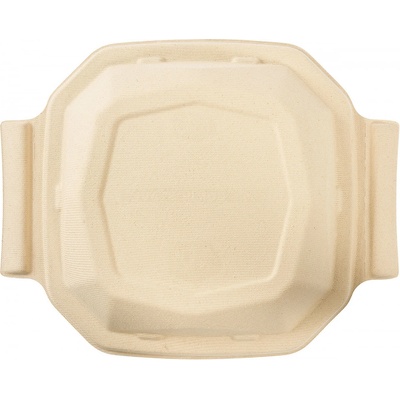 DUNI Viečko Octabagasse® Bagasse Brown LID 1000 ml
