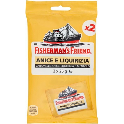 Fisherman's cukríky príchuť sladké drievko 2 x 25 g