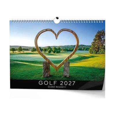Golf české resorty nástěnný Baloušek 2027