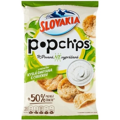 Slovakia Pop Chips S príchuťou kyslá smotana s cibuľkou 65 g