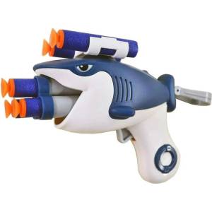 RAYA TOYS Детски пистолет със стрели Raya Toys - Акула, син (518123519) - ozone