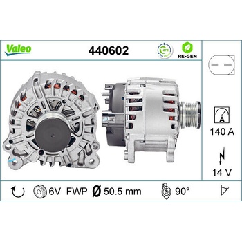 Alternátor VALEO 440602