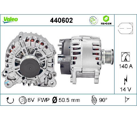 Alternátor VALEO 440602