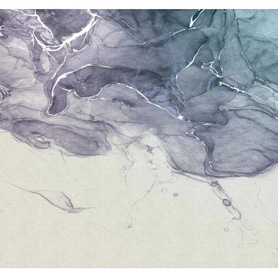 Komar Vliesová fototapeta Ink Blue Fluid rozměry 300 x 280 cm