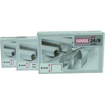 Image 1 of NOVUS Телчета Novus 24/8, до 50 листа, опаковка 1000 (00719-А)
