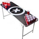BeerCup Baseliner, súprava so stolom na beer pong, audio, držadlá, držiak na loptičky, 6 loptičiek
