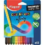 Maped Комплект цветни моливи, триъгълни, MAPED "ColorPeps INFINITY", 12 различни цвята 861600 (861600)