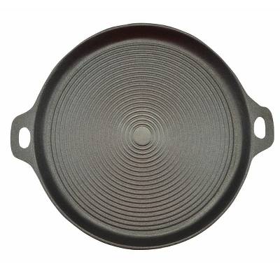 Plát litinový kulatý s drážkami 33 cm