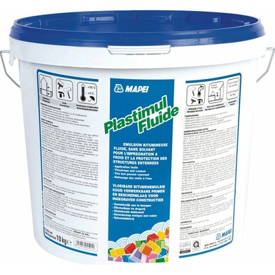 MAPEI Plastimul Fluide tekutá bitúmenová hydroizolačná emulzia proti vlhkosti a vode 20 kg Čierna