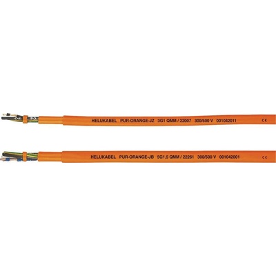 Helu PUR-Orange JB 22253-1000 el. kábel hadicový 5 G 0.75 mm² 1000 m oranžová