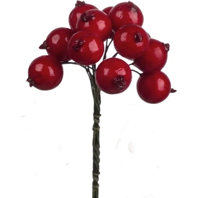 Umelé bobule jarabiny 12 cm / 1 zväzok